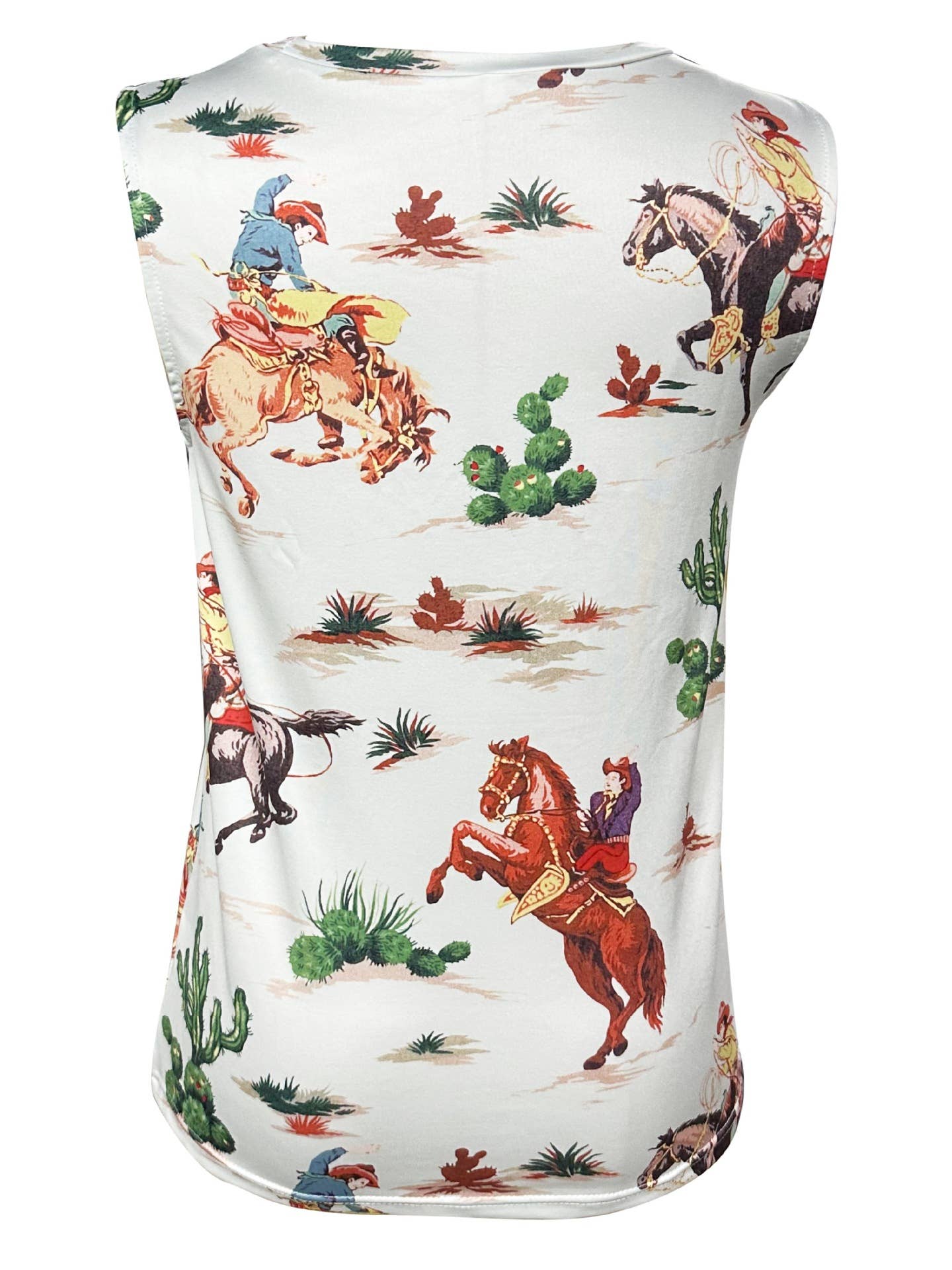 Cowboy Rodeo Graphic Tank Top – Western Style