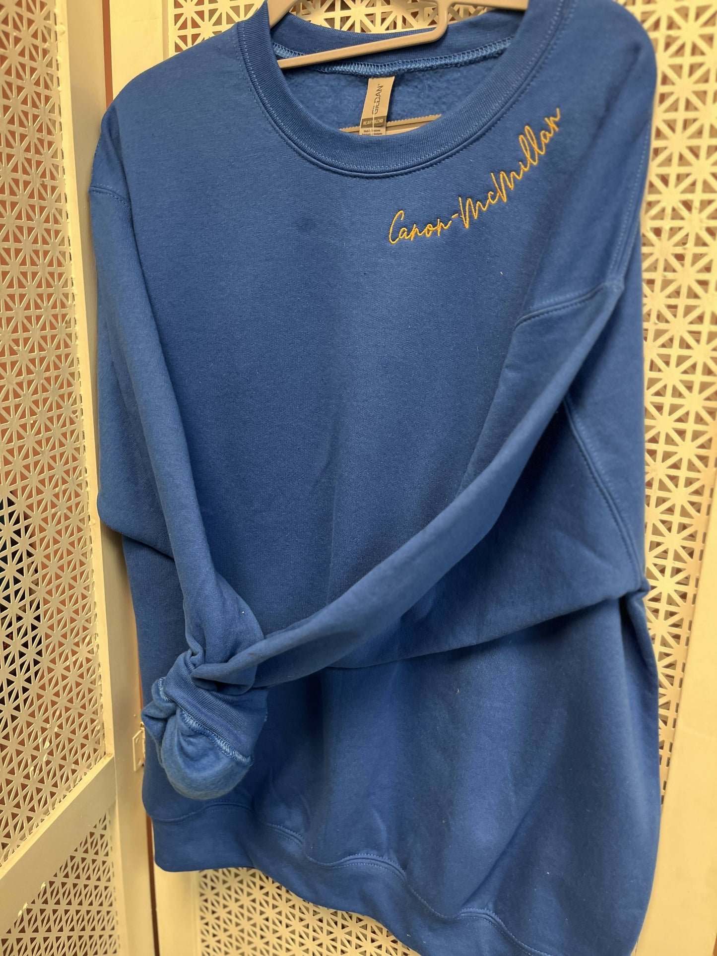 Blue CM Crewneck- Script