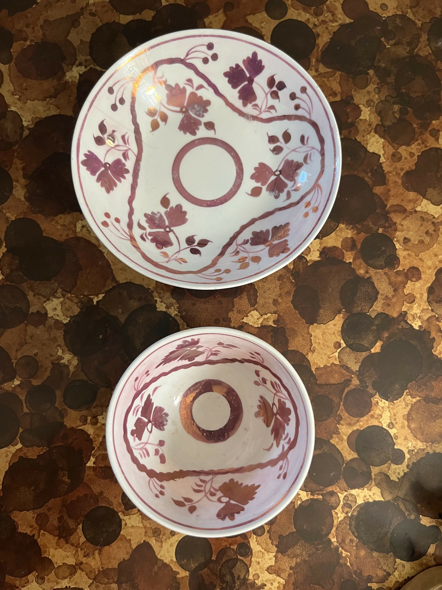 Handleless Cup and Saucer