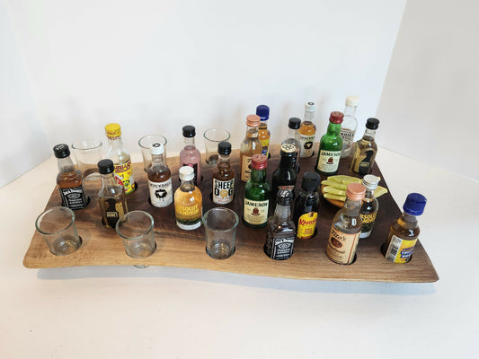 Walnut Char-shooterie board