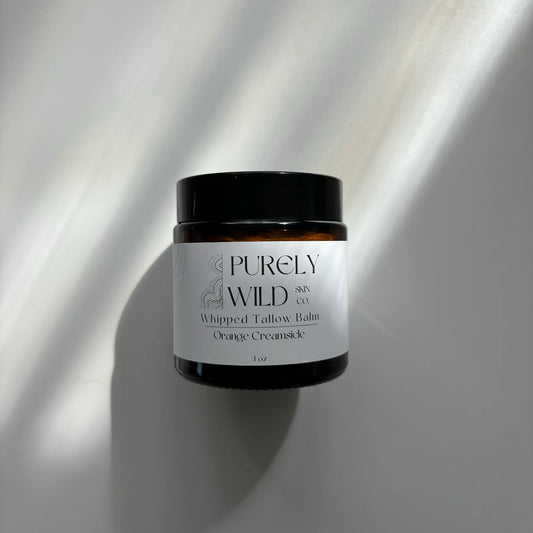 Orange Creamsicle Tallow Balm by Purely Wild Skin Co. 4 oz