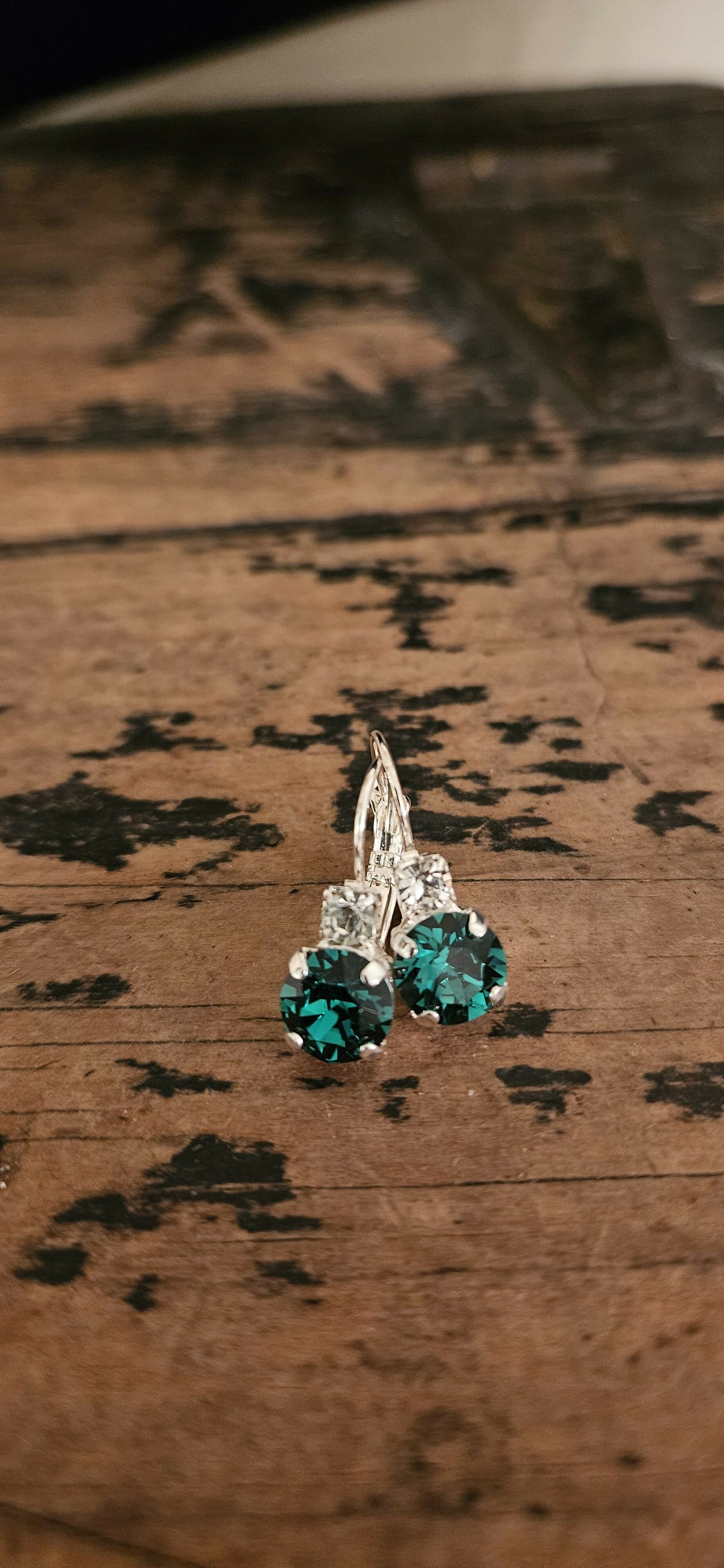 Anytime Crystals 8.5mm Swarovski Crystal Earrings