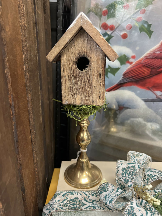 Bird house brass