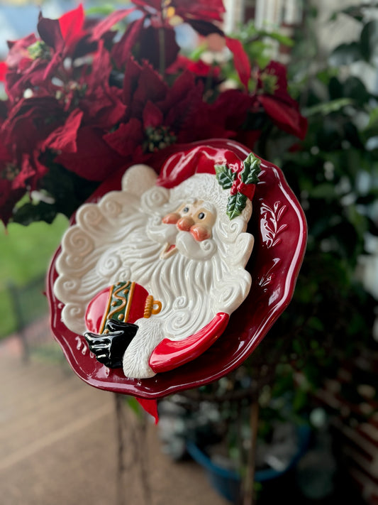 Santa Flower Garden Stake