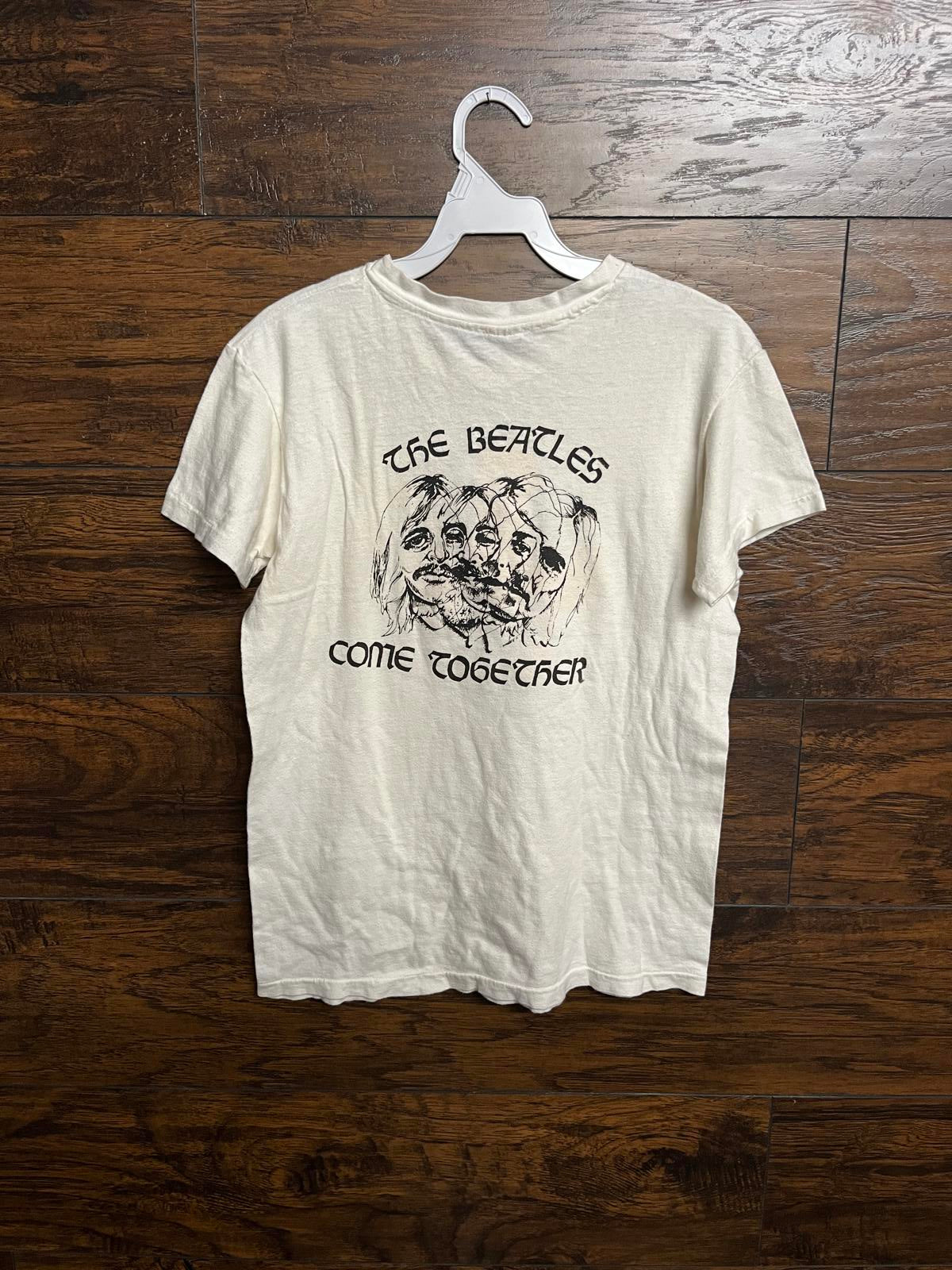 Vintage The Beatles Come Together T-shirt -1960s Austin Radio M