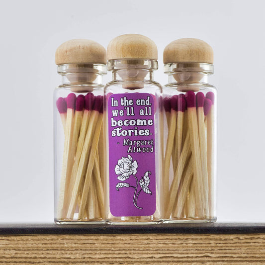 Candle Matches / Margaret Atwood / Bookish / Bookstore Gift