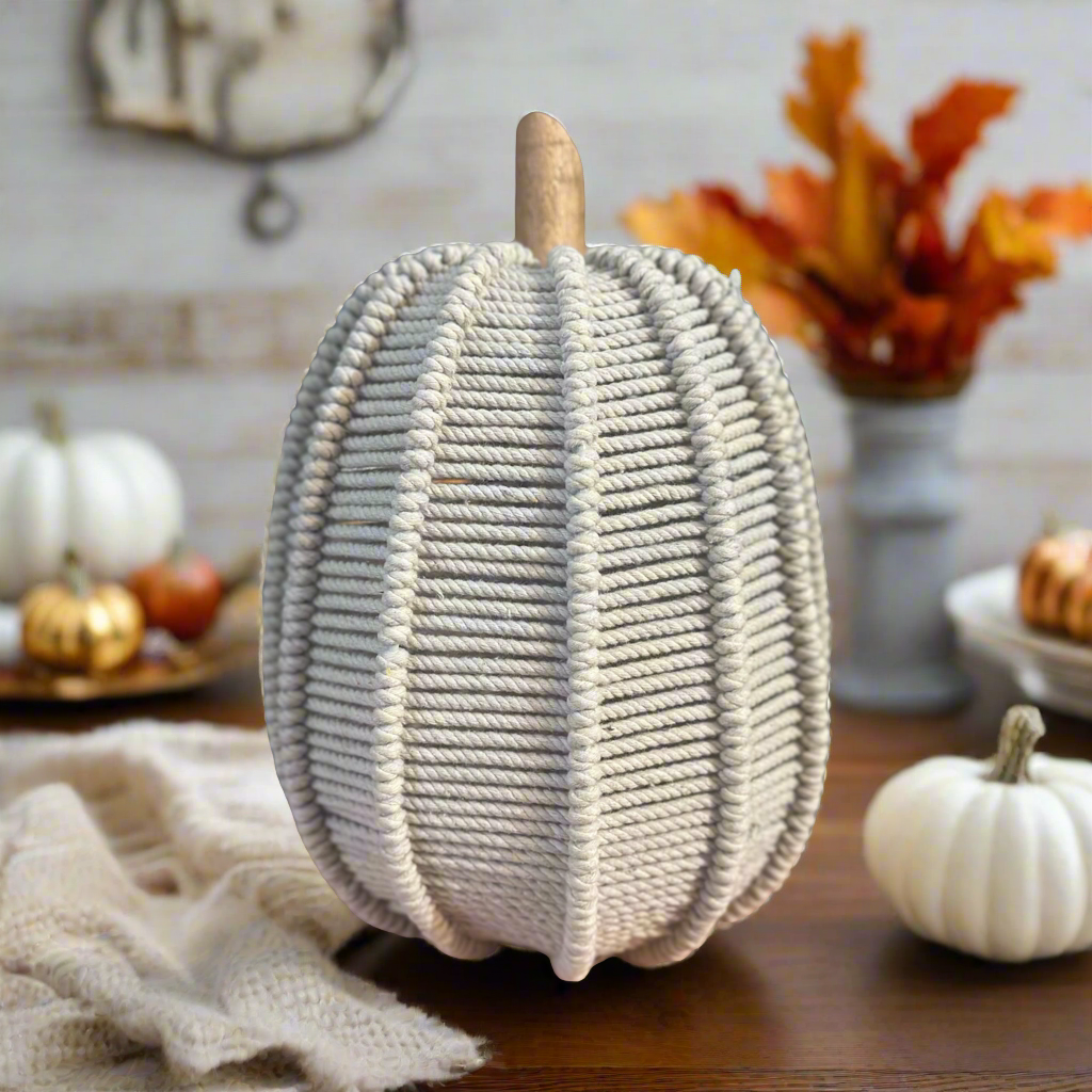 WIRE WRAPPED PUMPKIN