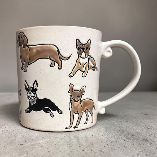Chihuahua English French Dachshund Dog Coffee Mug