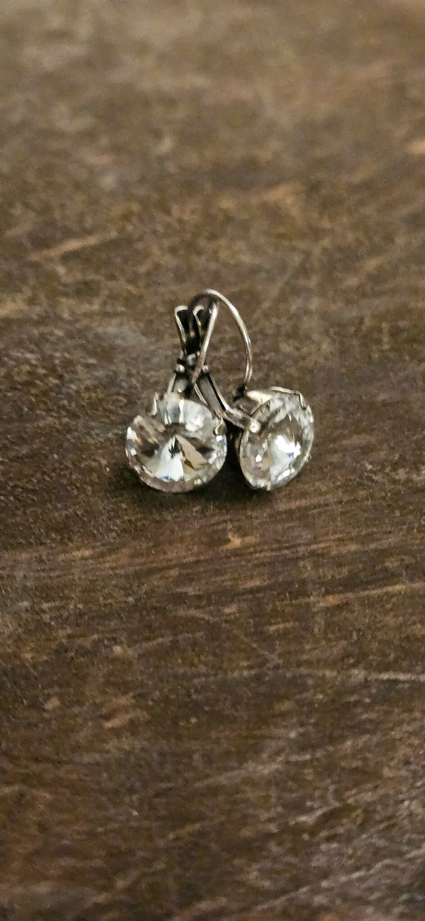 Anytime Crystals Genuine Swarovski Crystal 10mm Crystal Waters Earrings