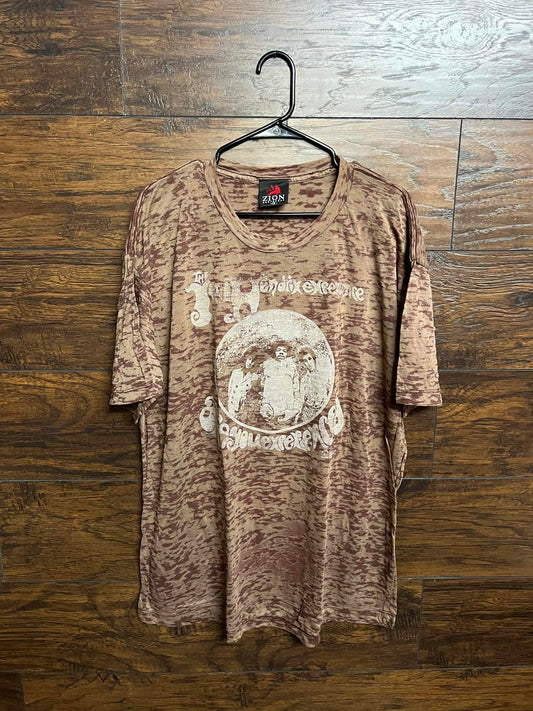 Vintage Jimi Hendrix Experience T-shirt Burn Out Tee XL