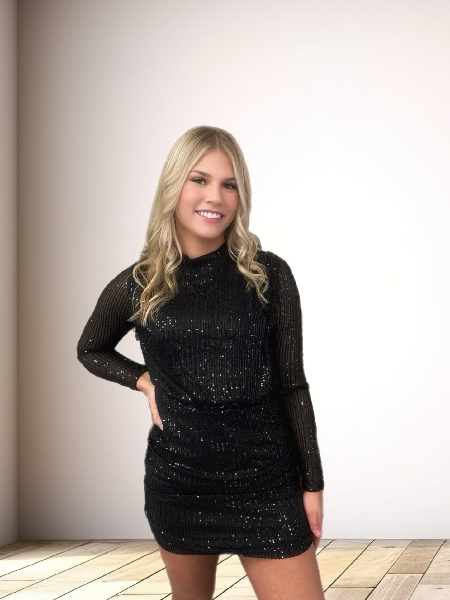 Sparkling Sequin Mini Dress