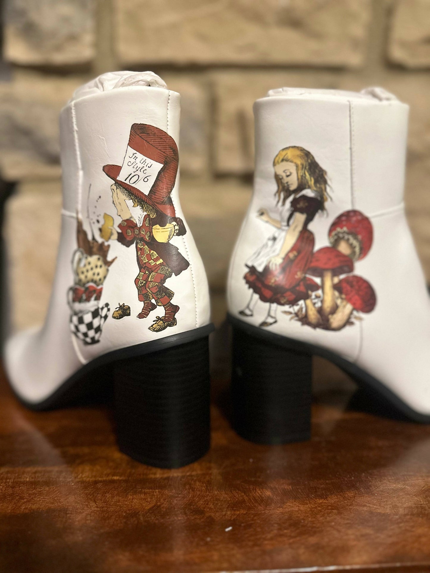 Alice Inspired Boots/sz8