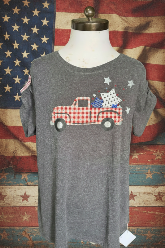 Americana Rhinestone Truck, XL