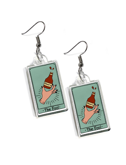 Pittsburgh Tarot Card ‚Äòthe Fool‚Äô Earrings