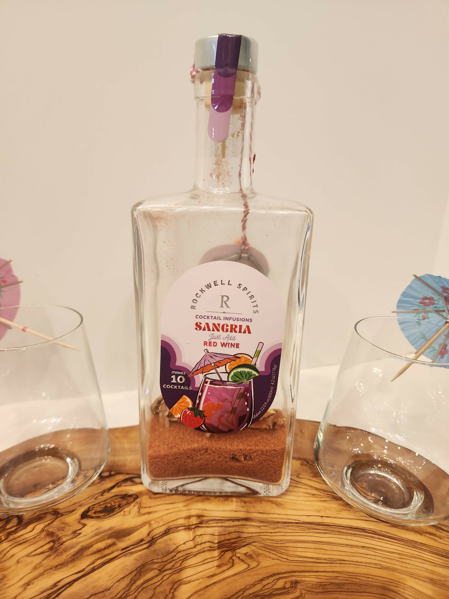 Char-Shooterie board and Sangria Cocktail set