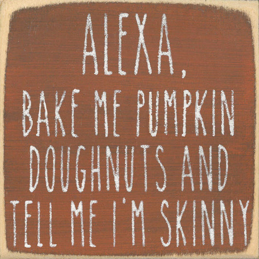 4X4-401 Alexa Pumpkin Sign