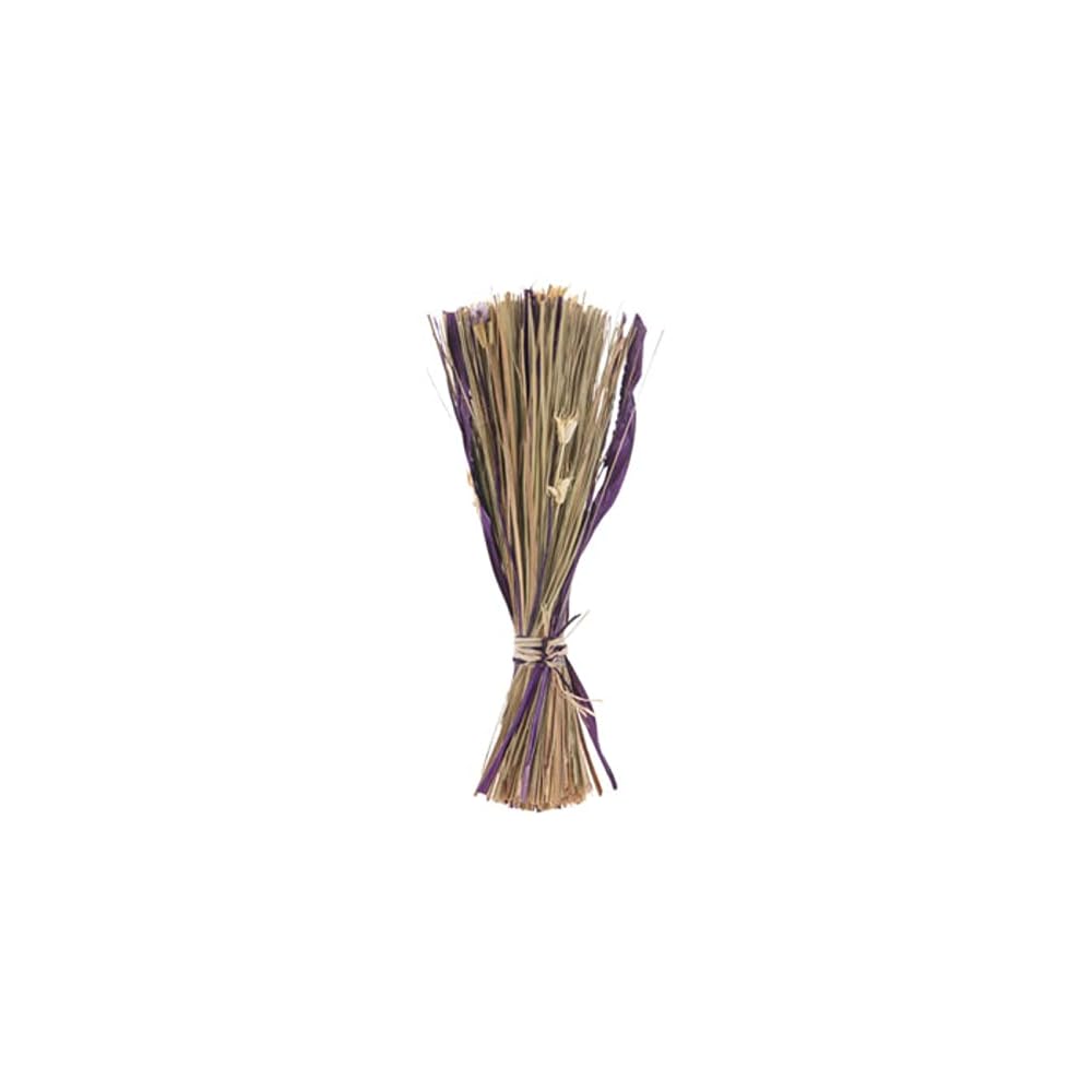 Purple Dried Grass and Wildflowers Bouquet