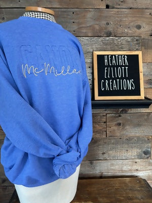 Rough Edge Canon-Mac Applique Sweatshirt