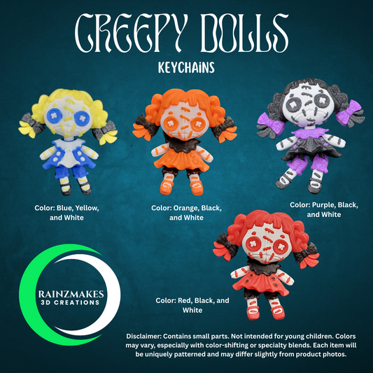 Creepy Doll Keycain