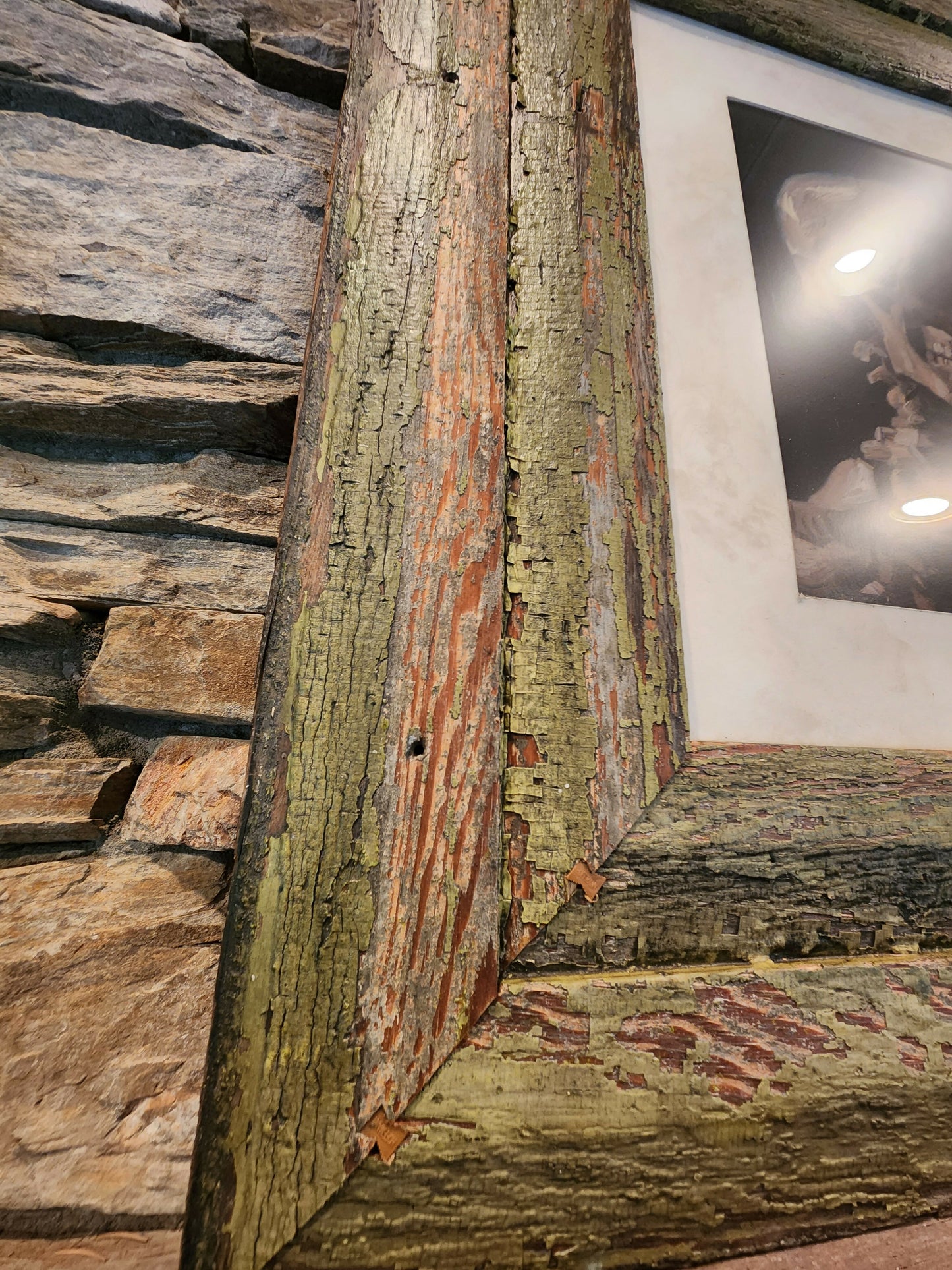 Van Gogh reprint in Rustic Frame