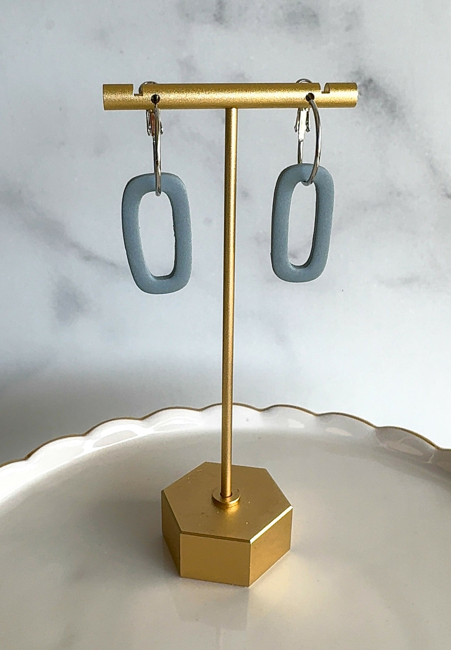 Sadie Clay Hoop Earrings