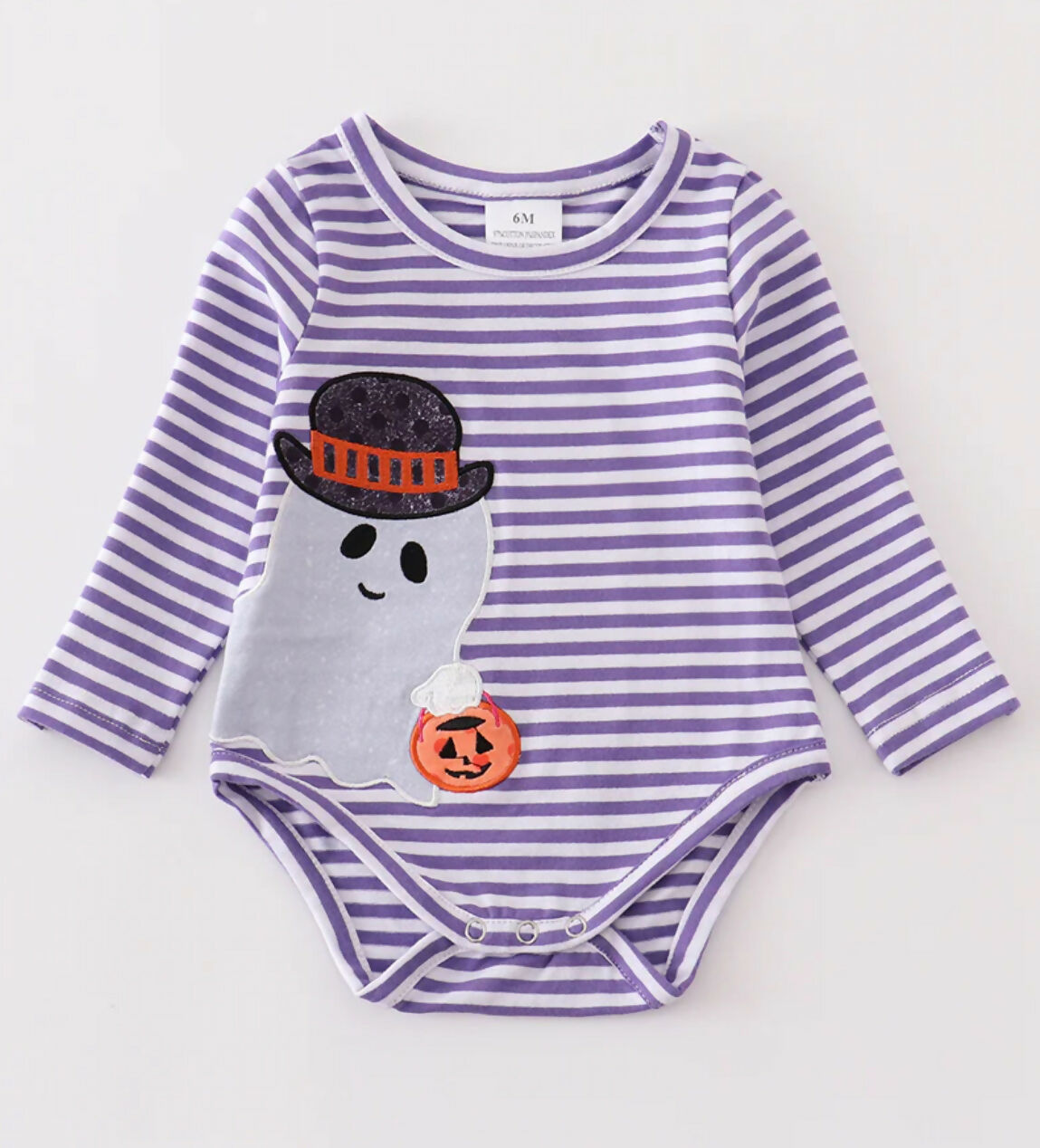 Ghost Pumpkin Baby Romper