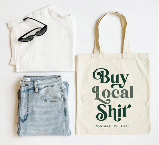 Buy Local Shit Cotton Tote - Canonsburg, PA