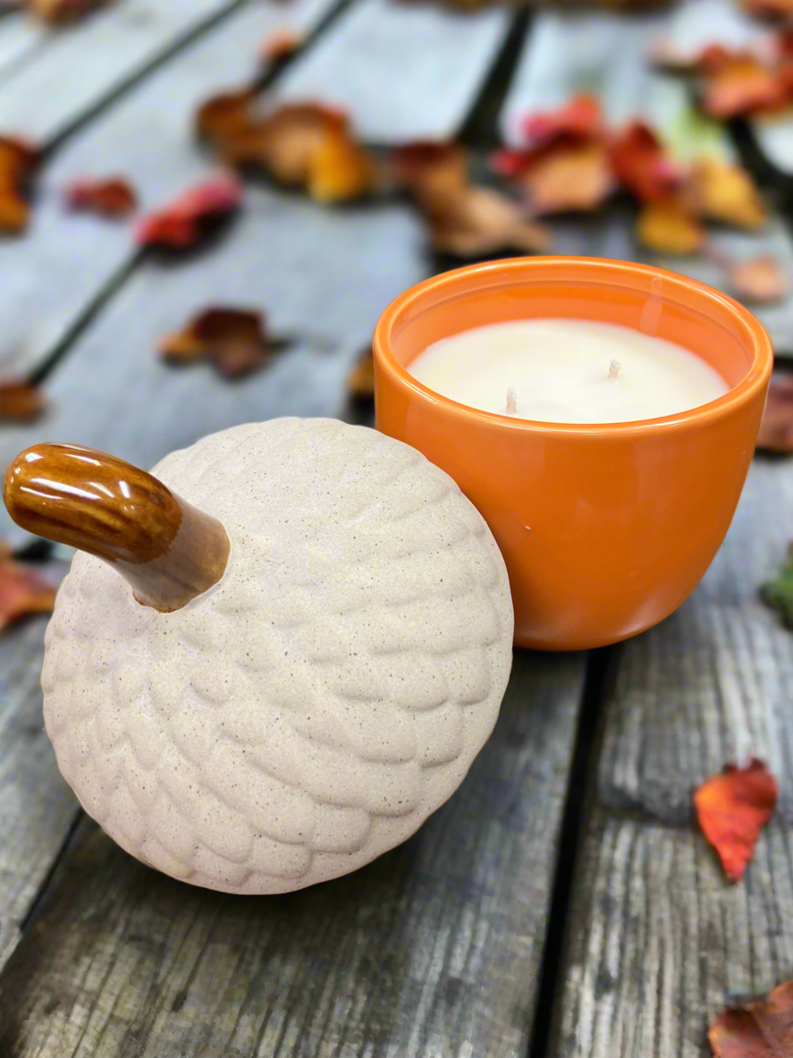 Hand- Poured Acorn Jar Soy Candle
