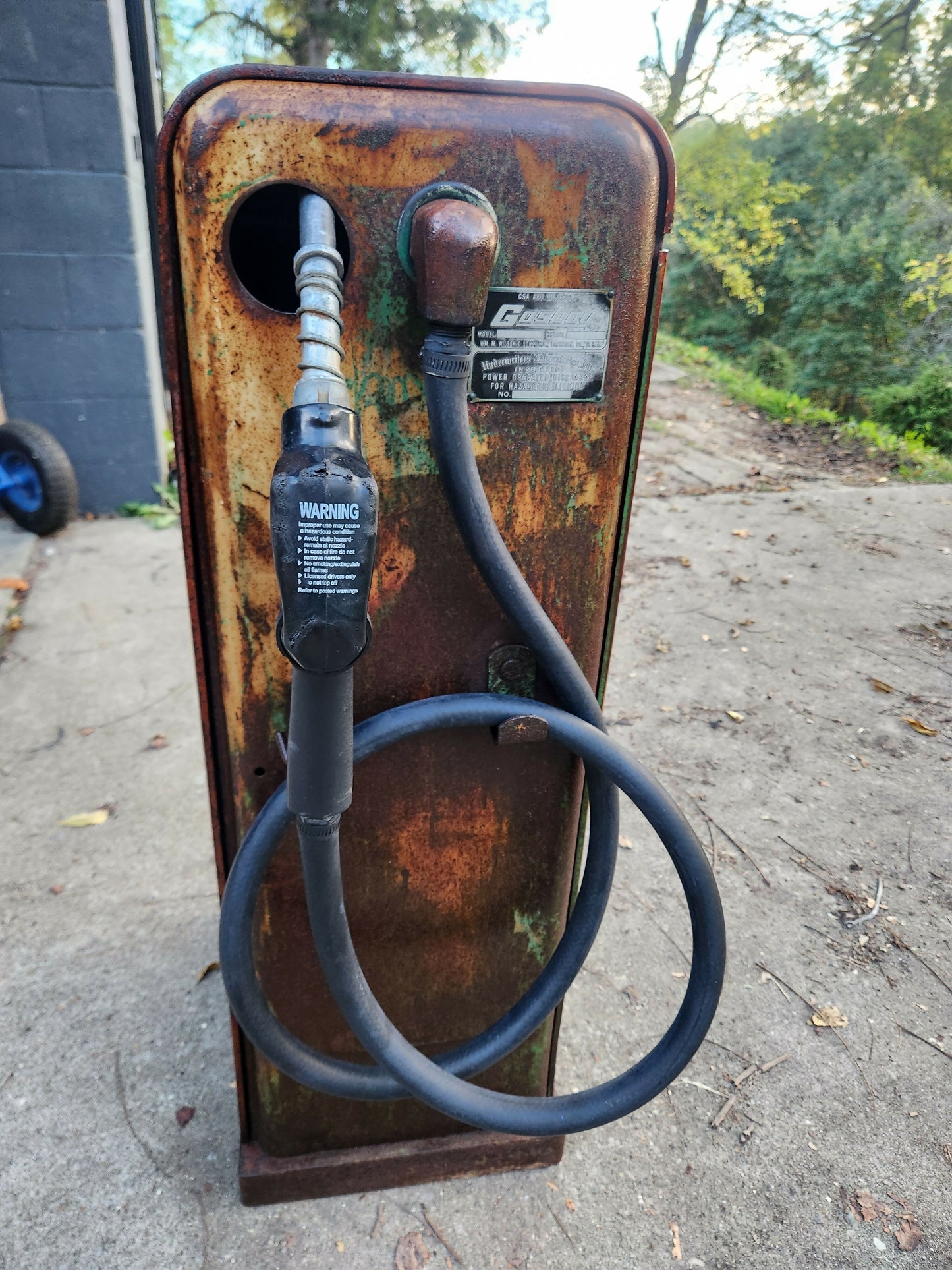 Vintage Gasboy gas pump