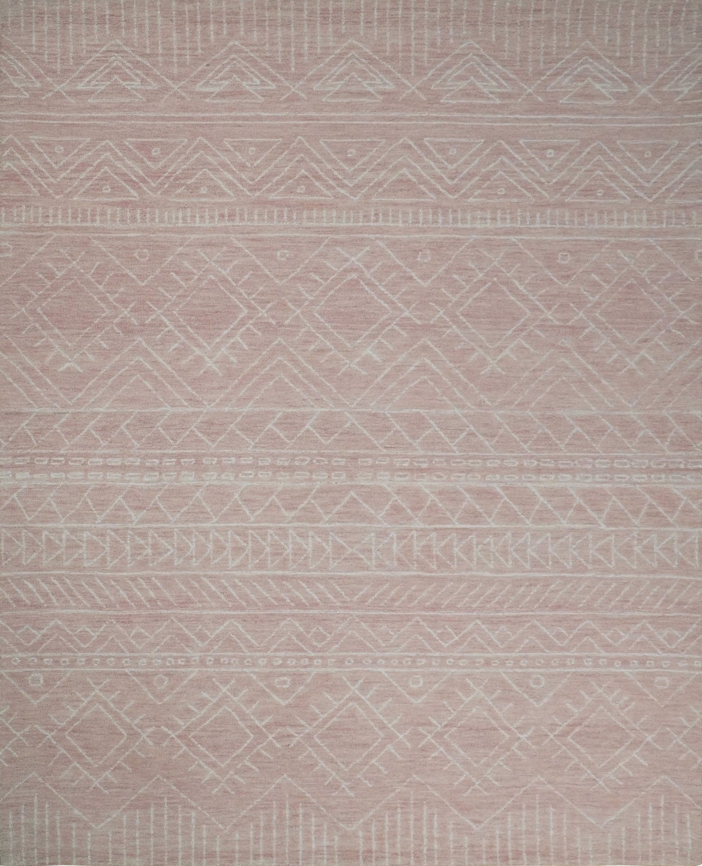 5x8 and 8x10 Hand Made Woolen Modern Pink Area Rug | AZT001