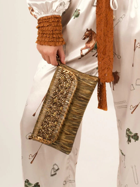 Kurtmen Bronze 3 Way Clutch Bag