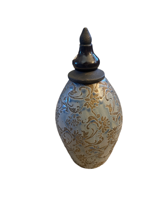 Blue Jar Decorative Canister
