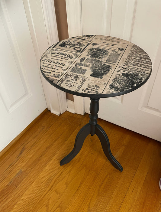 Vintage botanist side table