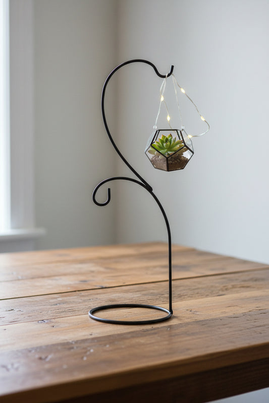 Plant globe holder (plants not included)