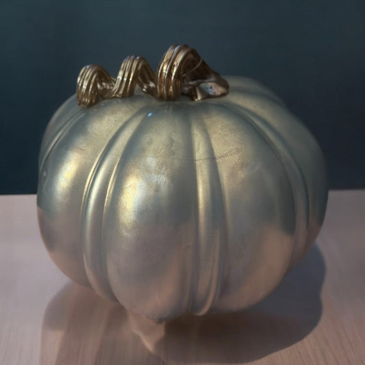 Iridescent Blue Pumpkin