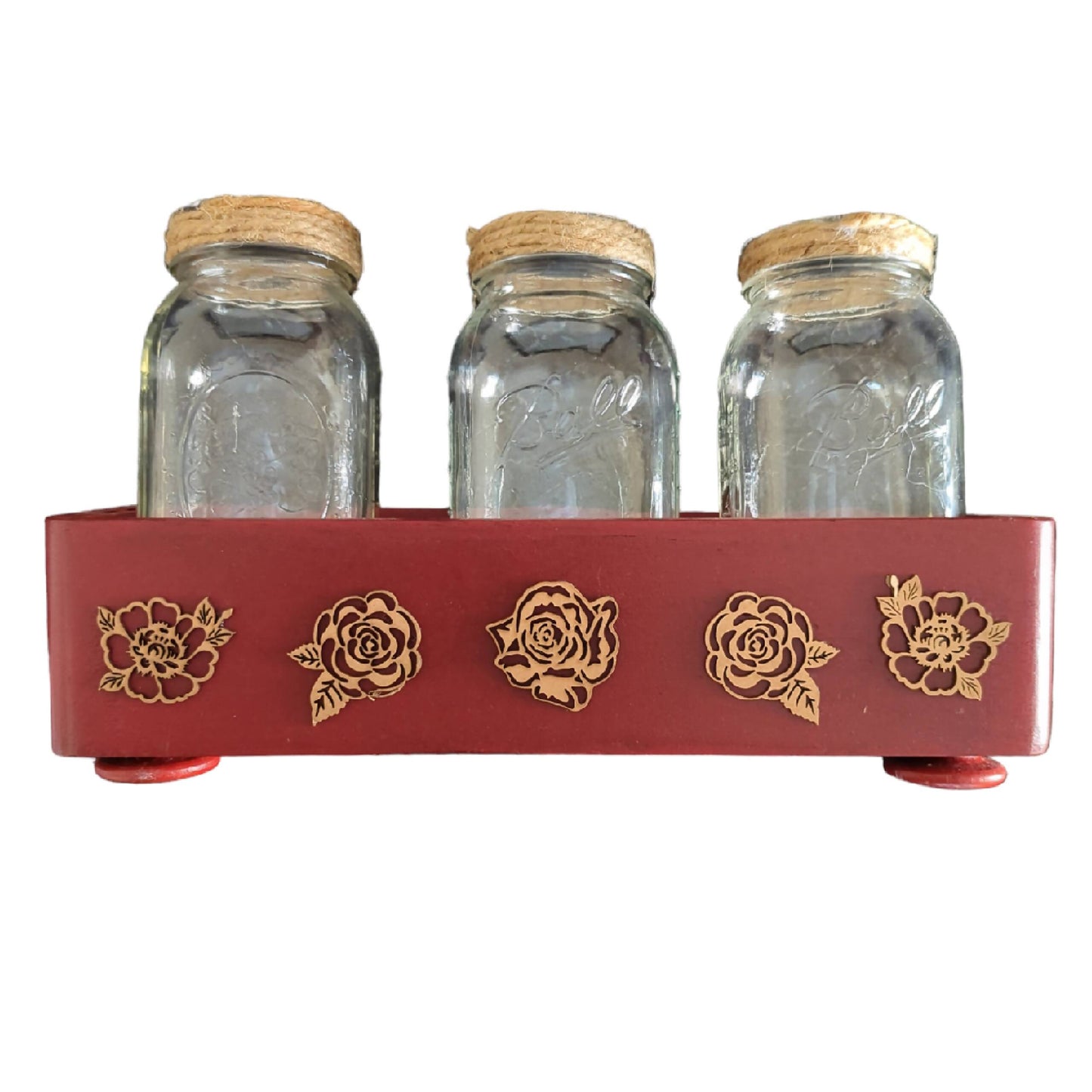 Mason Jar Flower Box
