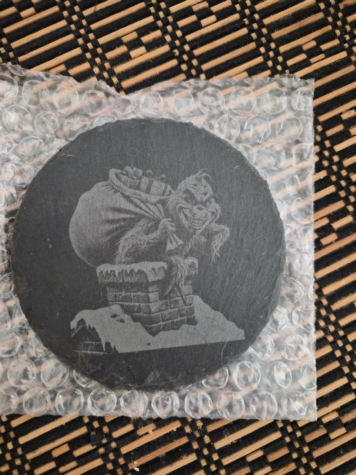 Grinch Slate Coaster Collection