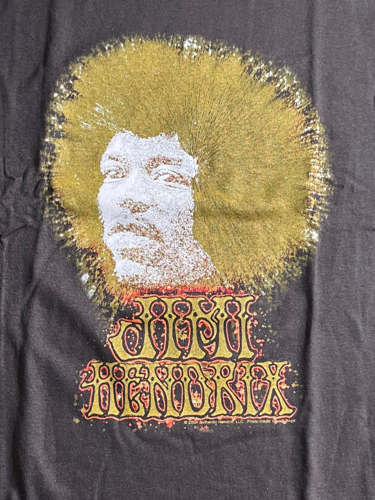 VTG Jimi Hendrix T-shirt - Paint Splatter Head Shirt - M