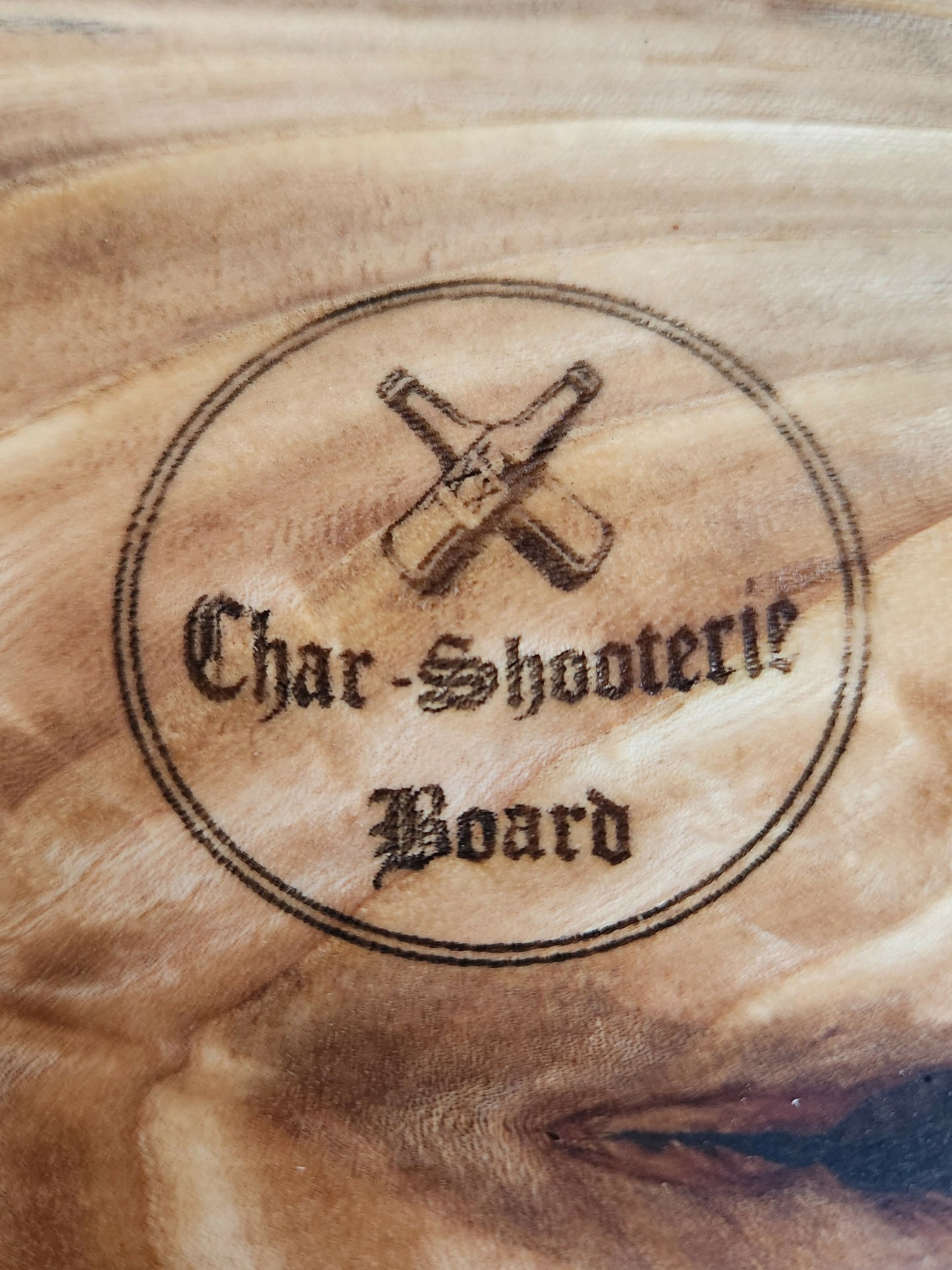Walnut Char-shooterie board