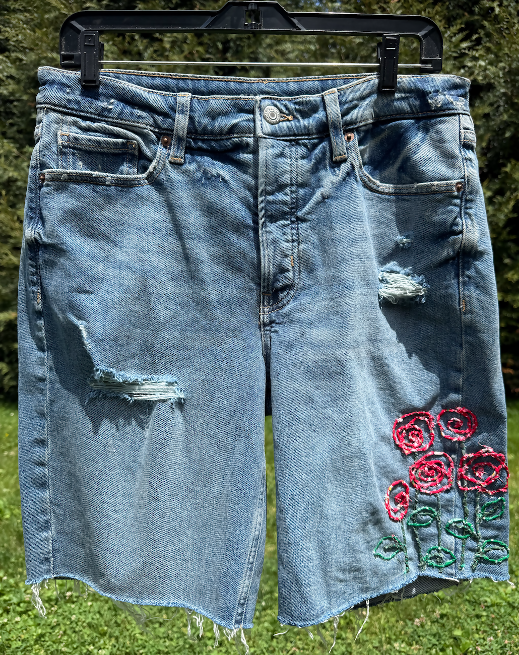 Upcycled Old Navy Denim shorts- Size 10