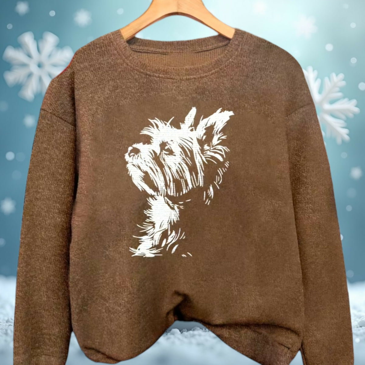 Yorkshire Terrier Silhouette Sweater