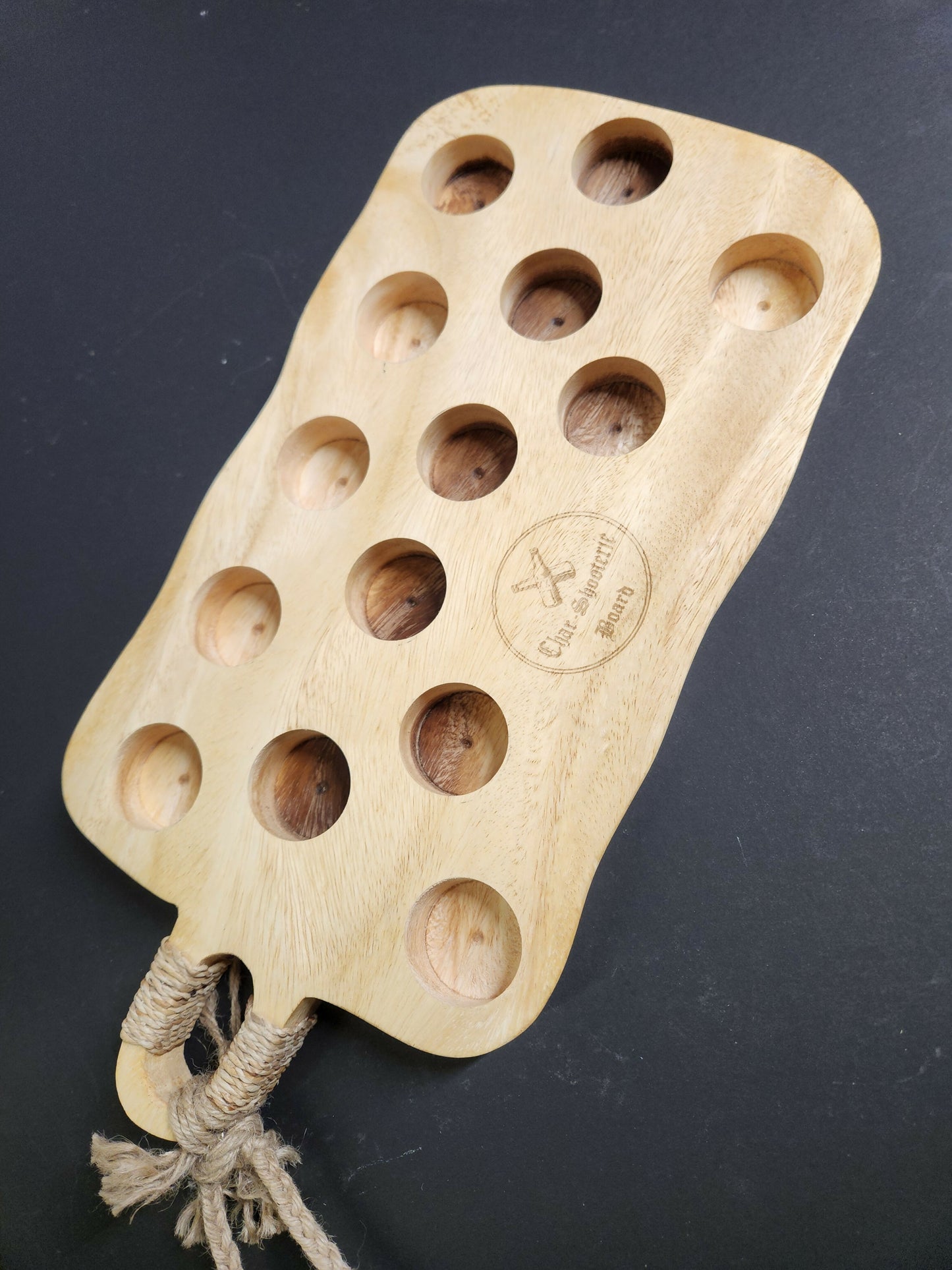 Acacia wood Char-shooterie board 15