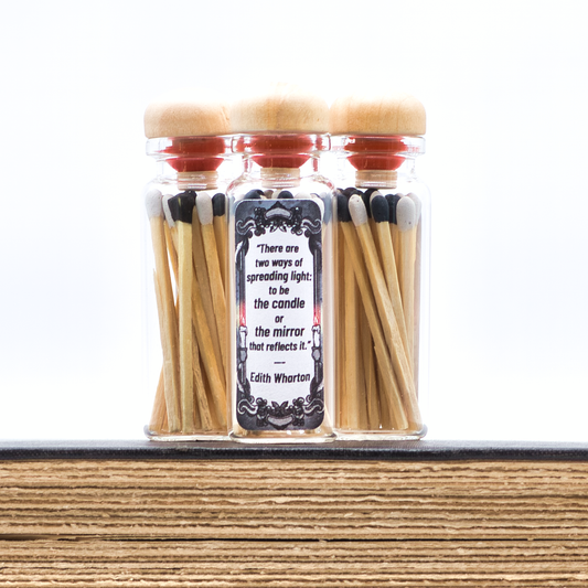 Candle Matches / Edith Wharton / Bookish / Bookstore Gift