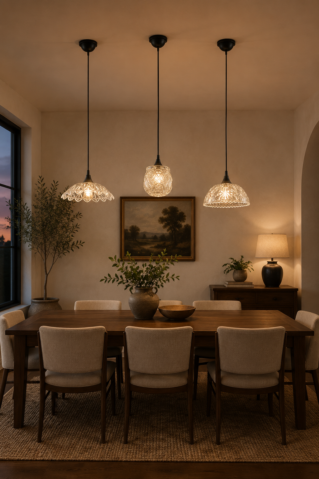Vintage Glass Pendant Lighting