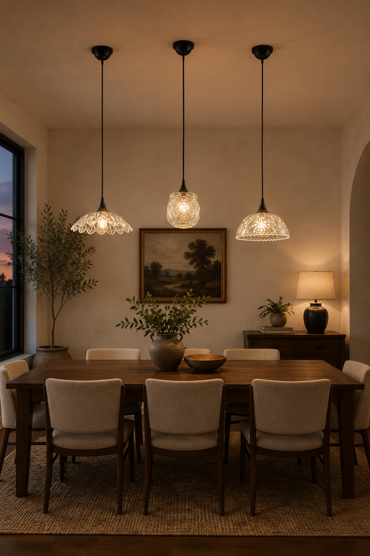 Vintage Glass Pendant Lighting