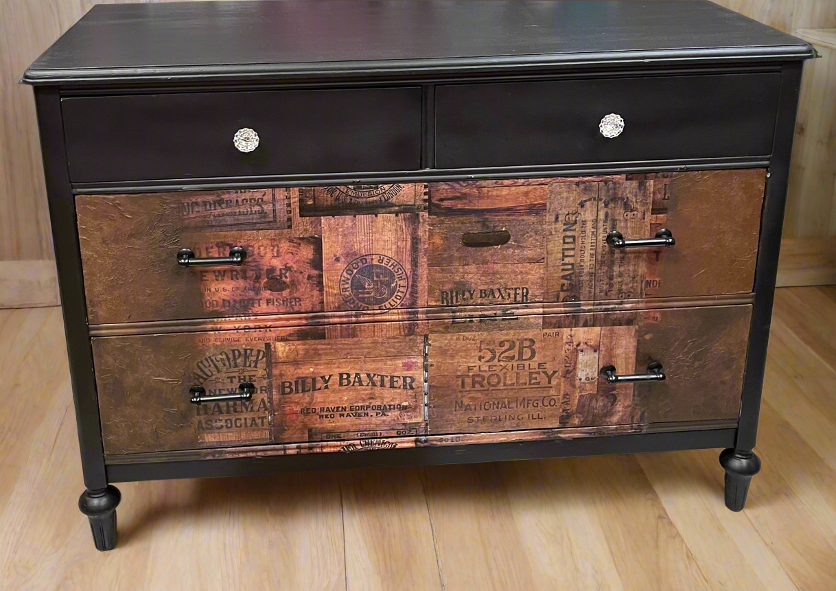 Rustic Crates Dresser
