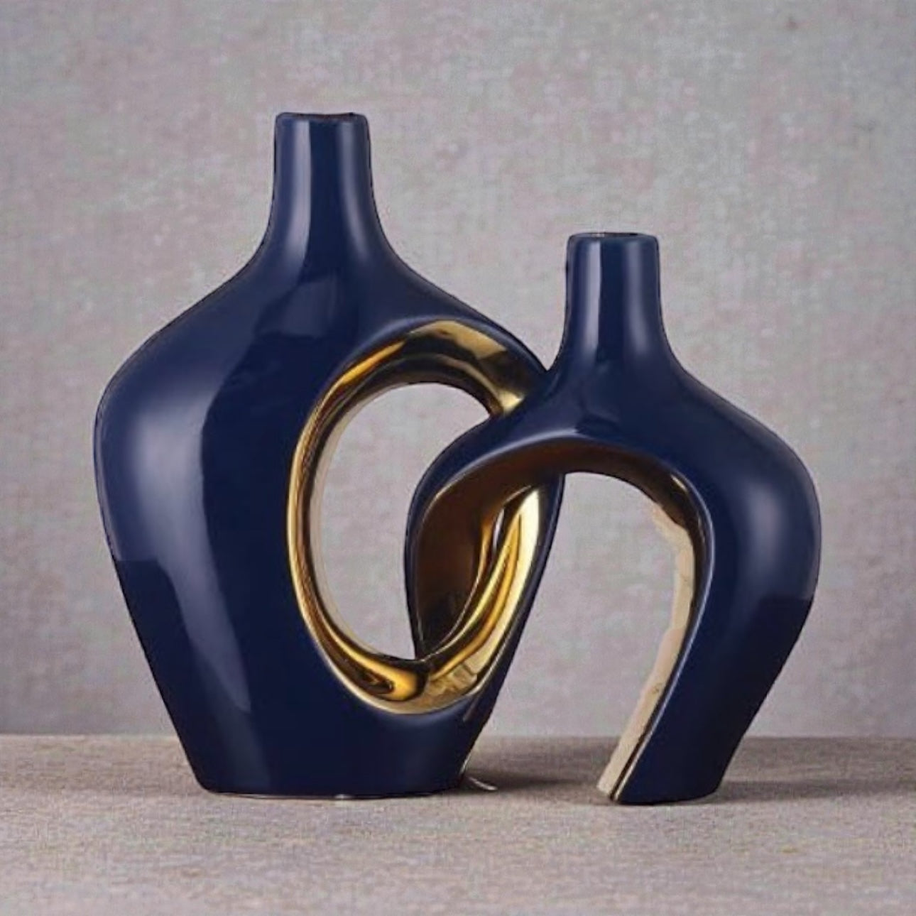 Ceramic Vases Set of 2 - Modern Nordic Boho