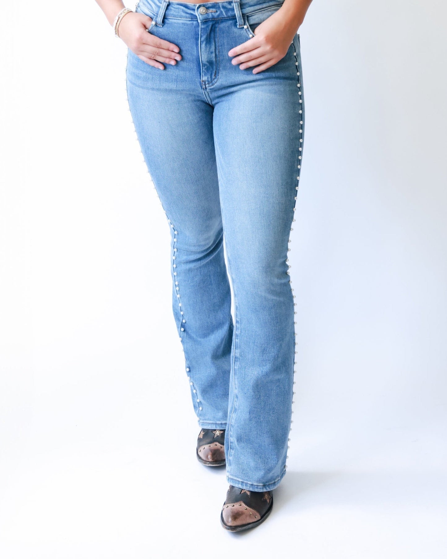 Pearl Prairie Bootcut Jeans