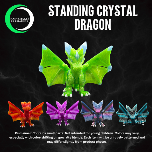 Standing Crystal Dragon