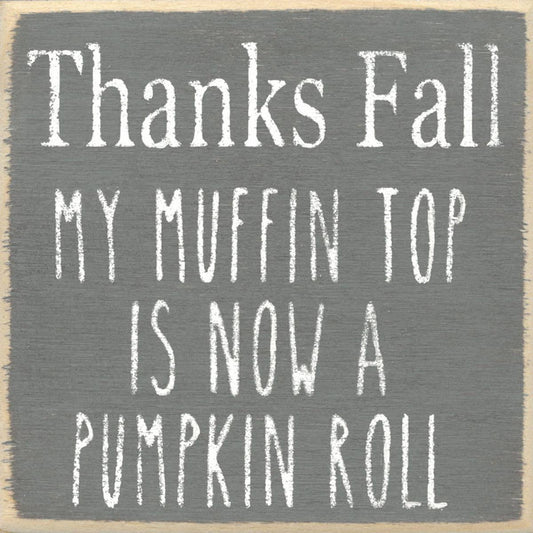 4X4-416 Thanks Fall Sign